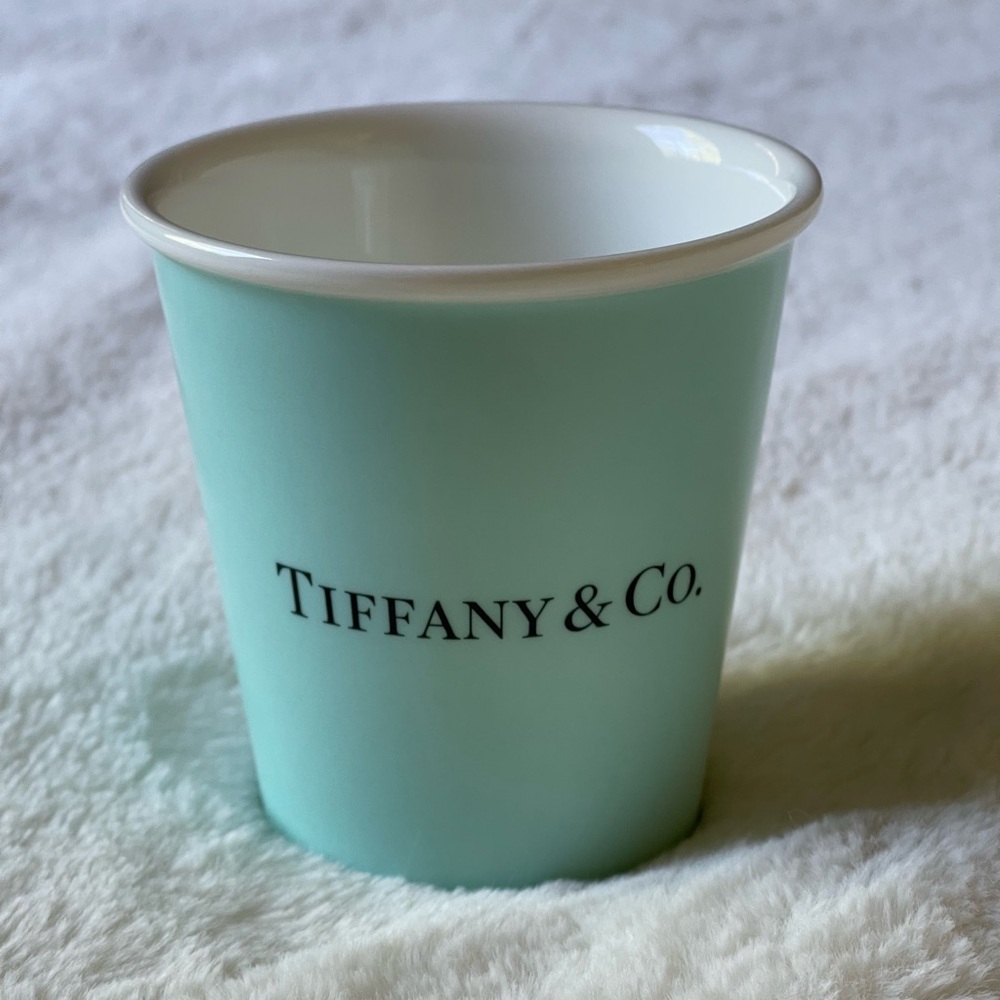 Authentic Tiffany & Co. Blue Coffee Cup Bone China Paper Cup